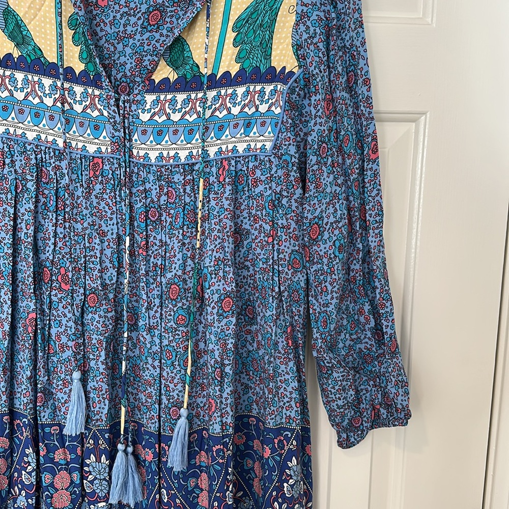 R. Vivimos Midi Dress Size Medium (8/10) - Picture 4 of 5